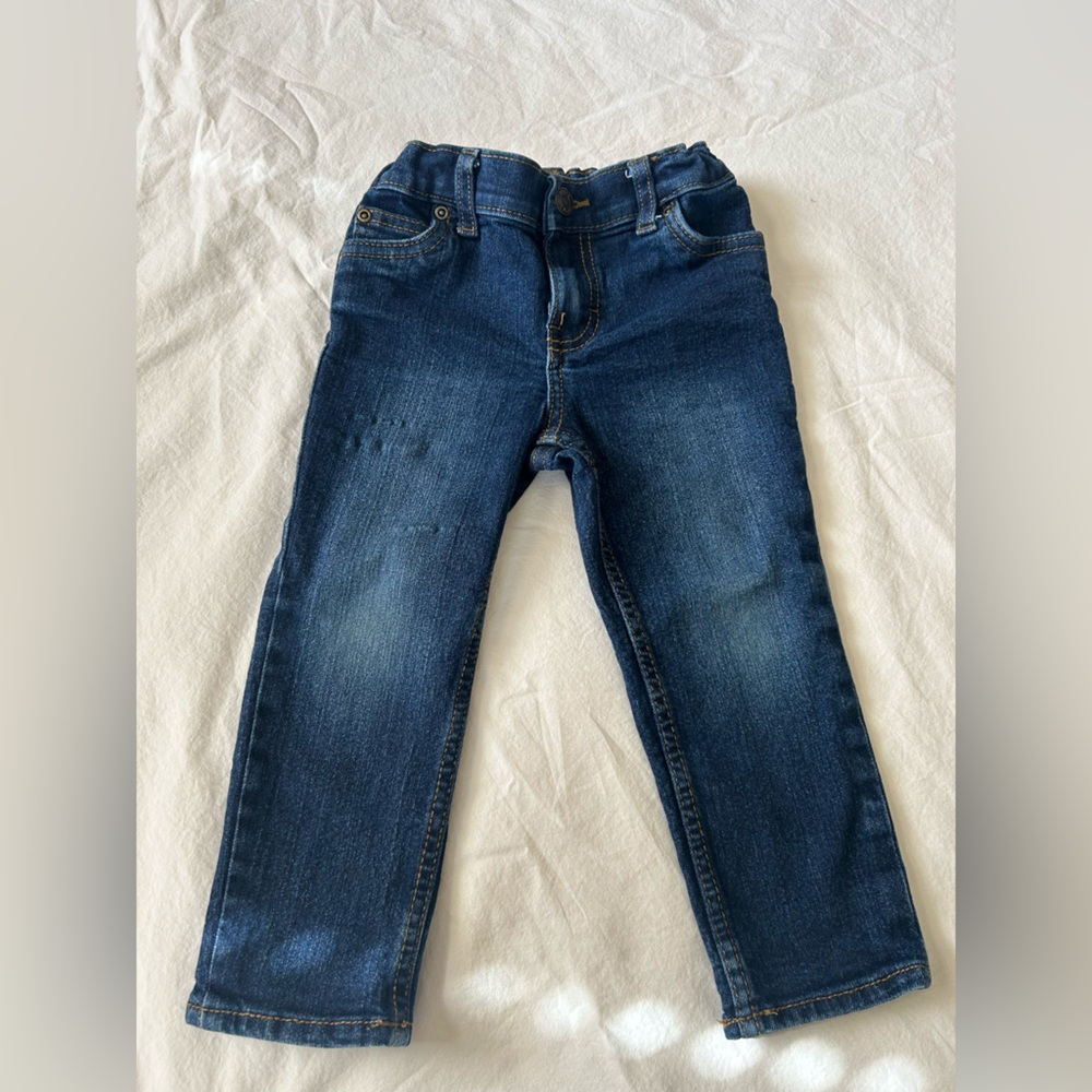 Toddler Straight Blue Jeans size size 2T